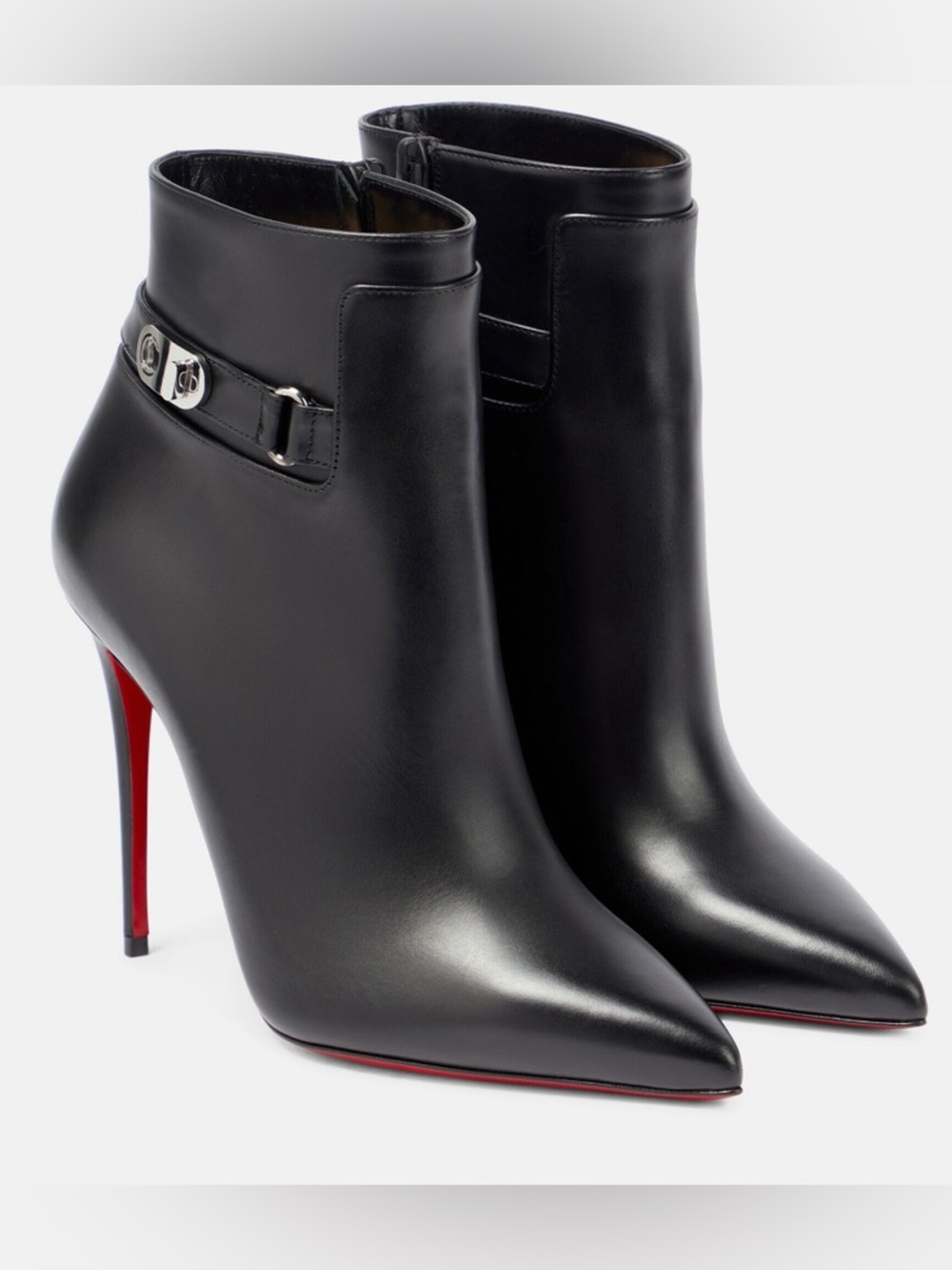 New Christian Louboutin - So Kate 100 leather ankle boots 38 $1,195
